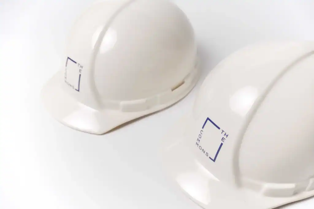 สกรีนโลโก้หมวกเซฟตี้